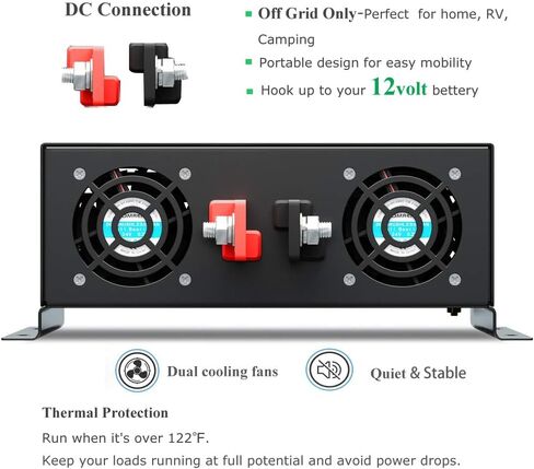 WZRELB 500W 24V 120V Pure Sine Wave Solar Power Inverter With Remote Control Switch in Saudi Arabia