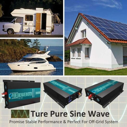 WZRELB 500W 24V 120V Pure Sine Wave Solar Power Inverter With Remote Control Switch in Saudi Arabia