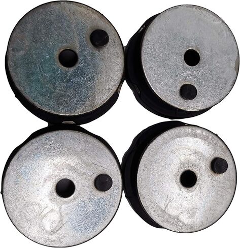 4 قطعة مجموعة وسادة القدم المطاطية السفلية مناسبة لمولدات هوندا EB2000i و EU2000i قدم وسادة تثبيت استبدال 68325-Z07-003 in Kuwait