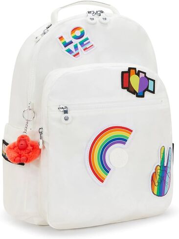 Kipling Seoul Large Pride 15" Laptop Backpack Alabaster Patch in Saudi Arabia