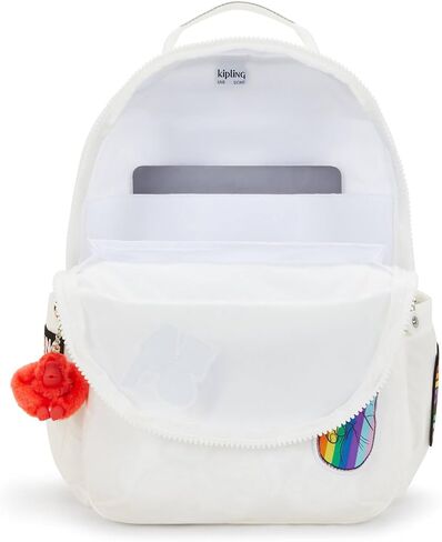 Kipling Seoul Large Pride 15" Laptop Backpack Alabaster Patch in Saudi Arabia