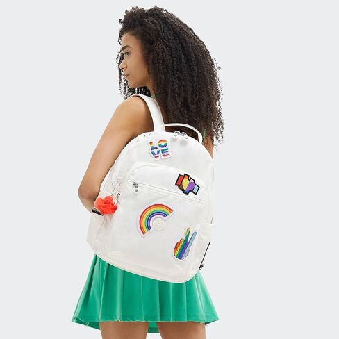 Kipling Seoul Large Pride 15" Laptop Backpack Alabaster Patch in Saudi Arabia
