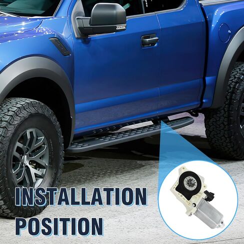 80-03129-90، محرك كهربائي جانبي متوافق مع Ford F150 2001-2008، Super Duty 1999-2007، GM 2007-2013، استبدال محرك لوحة الجري لمحرك AMP Research Step #Replace A10049-113 in Kuwait