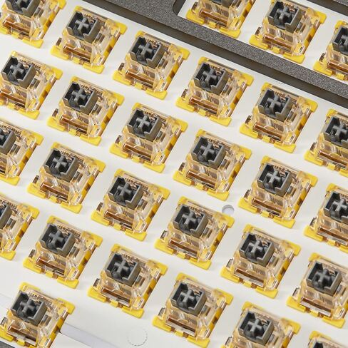 YUNZII Outemu Switches for Mechanical Keyboard DIY (35 Pieces, Black Switch) in Saudi Arabia