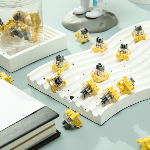 YUNZII Outemu Switches for Mechanical Keyboard DIY (35 Pieces, Black Switch) in Saudi Arabia