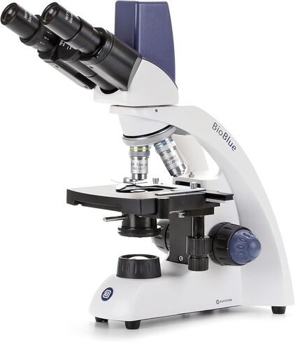 AmScope BioBlue Binocular Portable Compound Digital Microscope with 5MP Integrated Digital Camera - BB4267 in Saudi Arabia