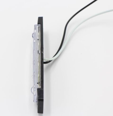 TMH (عبوة من 20) 20 قطعة 3.8 بوصة 6 مصابيح LED للعلامات الجانبية البيضاء، مصابيح علامة للمقطورة، مصباح علامة الجانب الخلفي، مصابيح علامة LED للشاحنات، علامة الكابينة، ضوء علامة RV in Kuwait