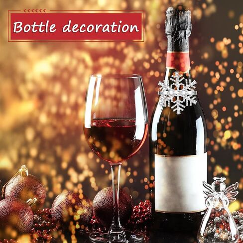 Patelai 6 Pieces Snowflake Napkin Rings Set Xmas Snowflake Napkin Holders Rhinestone Napkin Rings Holder for Christmas Wedding Party Table Supplies Decoration (Gold) in Saudi Arabia