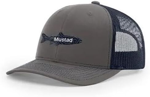 Mustad 112 Charcoal Navy Trout Logo 1SZ in Saudi Arabia