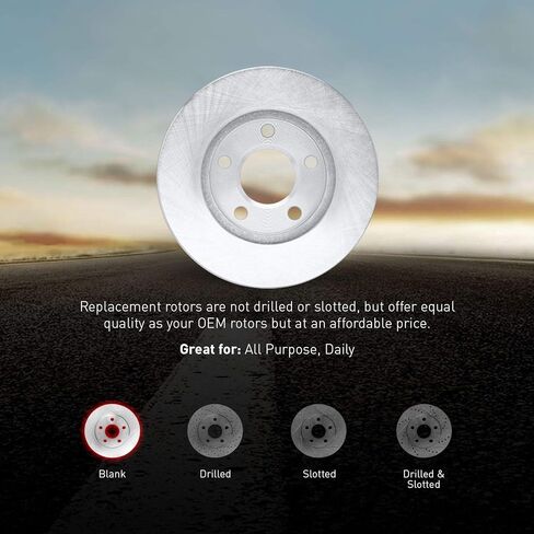 R1 Concepts Front Brakes and Rotors Kit |Front Brake Pads| Brake Rotors and Pads| Ceramic Brake Pads and Rotors |fits 2011-2019 Ford Fiesta in Kuwait