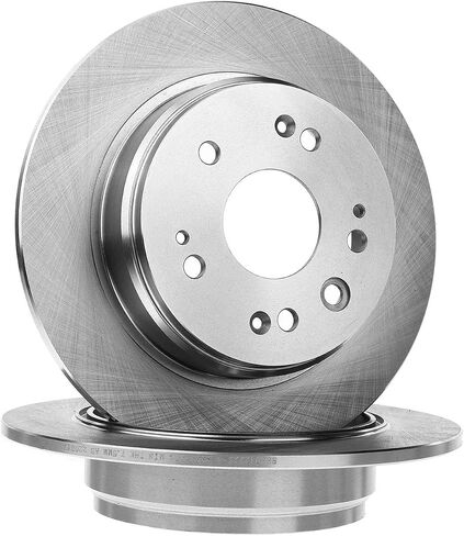 A-Premium 11.09 inch (281.7mm) Front Drilled and Slotted Disc Brake Rotors + Ceramic Pads Kit Compatible with Select Honda Models - CR-V 2002 2003 2004 L4 2.4L, 6-PC Set in Saudi Arabia
