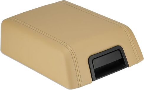 ILONPA Black Center Console Lid Cover Armrest Box Cover Kit w/Latch Compatible with 2004 2005 2006 2007 2008 Ford F150 Replaces 5L3Z1506024AAD in Saudi Arabia