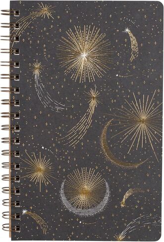 Fringe Studio Signature Paperback Spiral Journal, SHOOTING STAR, 6" x 9.5", 160 pages, Memento Collection (140018) in Saudi Arabia
