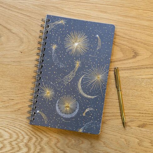 Fringe Studio Signature Paperback Spiral Journal, SHOOTING STAR, 6" x 9.5", 160 pages, Memento Collection (140018) in Saudi Arabia