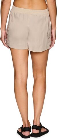 Avalanche Women's Cargo-Style Hiking Short, Quick Drying Woven Fashion Shorts with Pockets, Flat Front Waistband in Kuwait