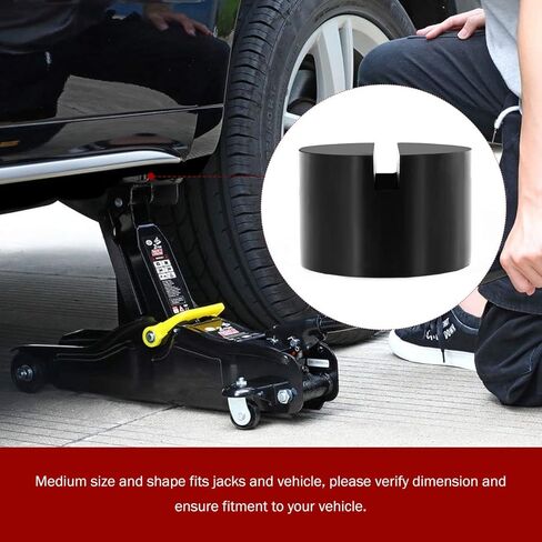 Partol Floor Jack Pad العالمي المطاط وسادة مرفاع محول مشقوق الإطار السكك الحديدية حامي الطابق جاك القرص وسادة مطاطية in Kuwait