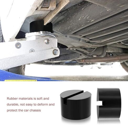 Partol Floor Jack Pad العالمي المطاط وسادة مرفاع محول مشقوق الإطار السكك الحديدية حامي الطابق جاك القرص وسادة مطاطية in Kuwait