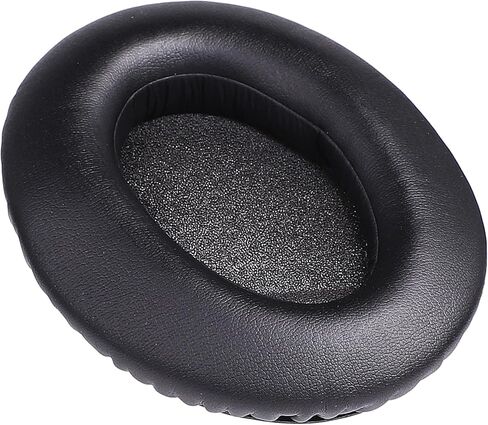Replacement Earpads Headsets Earbuds Ear Muffs Ear Cups Ear Cover & Acoustic Foam Compatible with Sennheiser HD515,HD555,HD595,HD579,HD598,PC360,HD518 Headphones Protein Leather Black in Saudi Arabia