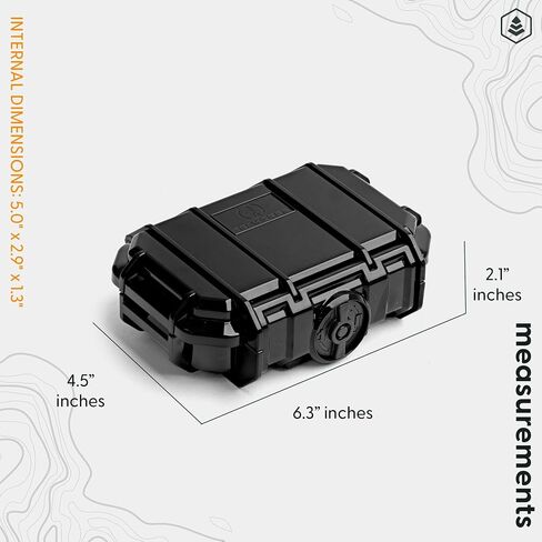 Evergreen ToughBox Tech Organizer – For Camera, Cables, Hard Drives, Compatible with GoPro etc. (Medium, PROFoam, Black) in Saudi Arabia