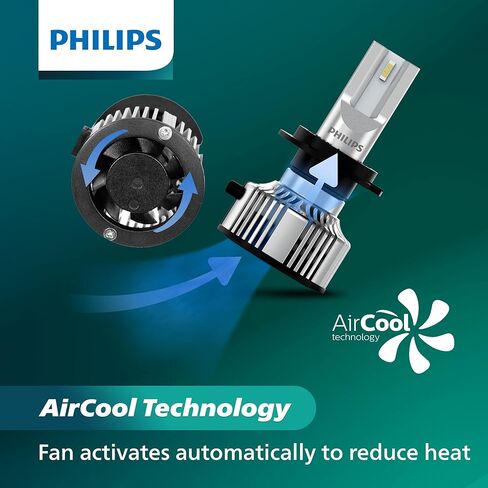 Philips UltinonSport 9007 LED Bulb for Fog Light and Powersports Headlights, 2 Pack Clear in Kuwait