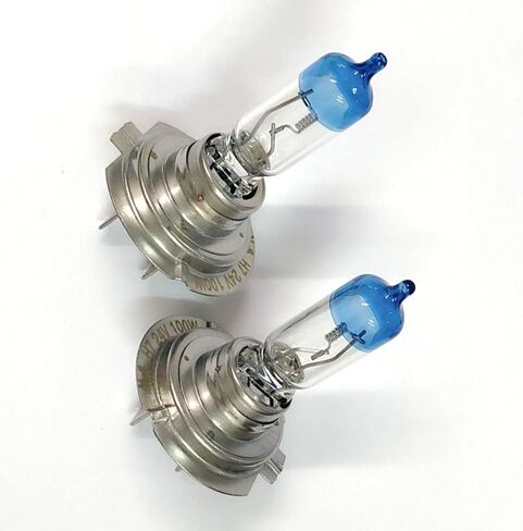 مصابيح أمامية للسيارة عالية الطاقة Pegasus 2x H7 DC 24V 100W، أصفر زينون 4300K، زجاج + معدن، ضوء المنعطفات، ضوء الضباب، لمبة المصباح الأمامي in Kuwait