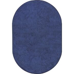 Joy Carpets Endurance Solid Colored Area Rug in Color Midnight Sky, 6' x 9'