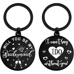 Bridesmaid Proposal Gifts for Maid of Honor, Will You Be My Bridesmaid Keychain