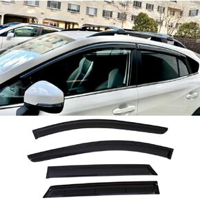 94376 Original Side Window Wind Deflector,4pcs Outside Mount Tape-On Nice Sun Rain Guards Set,Window Visor fit for 2015-2022 Subaru Outback / 2015-2019 Subaru Legacy