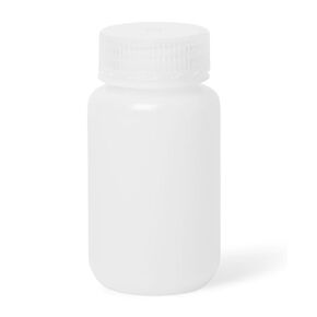United Scientific™ 33407 | Laboratory Grade High Density Polyethylene (HDPE) Wide Mouth Reagent Bottle | Designed for Laboratories, Classrooms, or Storage at Home | 125mL (4oz) Capacity | Pack of 12