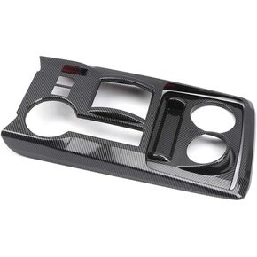 HIGH FLYING for Toyota 4Runner 2010-2024 (with H4L-H4F Switch) Car Accessories Center Console Gear Shift Panel Cover Trim ABS Carbon Fiber Grain 2pcs (Not Fit RHD)