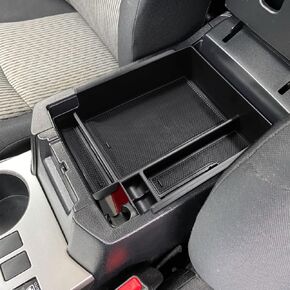 TACORBO Center Console Organizer Compatible with Toyota 4Runner 2010-2020 2021 2022 2023 2024 Accessories, 5th Gen 4Runner Armrest Glove Box Secondary Storage, ABS Materials Insert Tray,Black