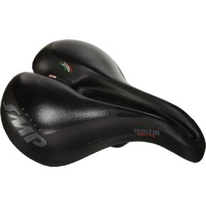 SMP Unisex – Adult's Martin Touring Gel Saddle, Black, Standard Size