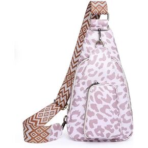 Sling Bag for Women Designer Vintage Crossbody Chest Bag Waterproof Fanny Pack Lightweight Travel Hiking Daypack