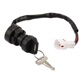 Ignition Key Switch fits for Yamaha Kodiak 400 YFM400, Big Bear 2000, Raptor YFM80 YFM350 YFM660 YFM700, Banshee Warrior Bruin 2x4 4x4 Grizzly YFM600 Bear Tracker 250