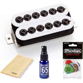 Seymour Duncan SH-8n Invader Humbucker Neck Pickup - Bundled with Dunlop Pick Pack and Dunlop Polishing Kit (Black)