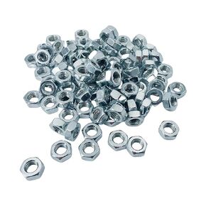 20PCS M8-1.25 Hex Nuts, Carbon Steel Metric Coarse Thread Hexagon Nut, ISO 4032, Class 4.8 Screw Bolt Fasteners, Zinc Plated Hardware Lock Nut