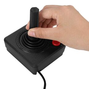 Retro Classic 3D Analog Joystick Controller, with An Operating Button and A Four-way Joystick, Game Control for 2600, Compatible with 7800 Console, 9pin Interface [video game]