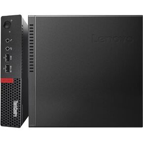 Lenovo ThinkCentre M710q Tiny Desktop Intel i7-7700T Up to 3.80GHz 16GB RAM 256GB NVMe SSD Built-in AX210 Wi-Fi 6E Bluetooth HDMI Wireless Keyboard and Mouse Windows 10 Pro (Renewed)