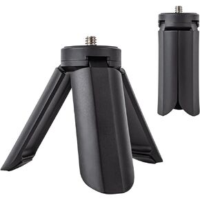 MUZIRI KINOKOO Mini Tripod for Fuji Instax Pal with 1/4 Inch Screw - Compatible for Instax PAL/EVO/70/LOMO Instant Camera - Portable Camera Mini Tripod with Slip Resistant Rubber Footpads - Black