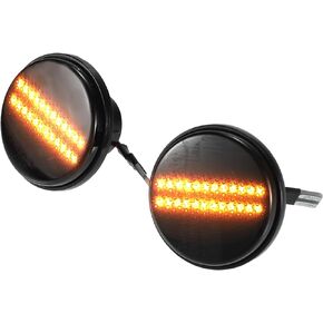 X AUTOHAUX 1 Pair Side Marker Turn Signal Light NO.NH5251120C for Mazda MX-5 MK I NA Roadster 1990-1998 for Mazda MX-5 MK II NB Roadster 1998-2005