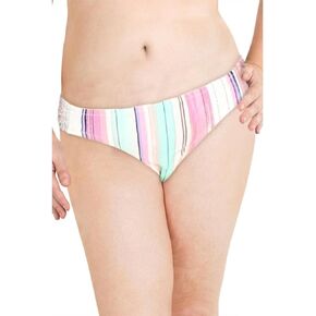 Jessica Simpson Women's Standard Mix & Match Stripe Swimsuit Separates (Top & Bottom)