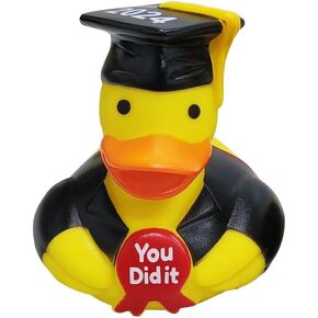 Mini Graduation Rubber Duck for 2024 - ''You Did It!''