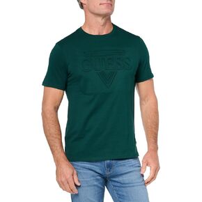 GUESS Men's Short Sleeve BSC Embossed Tee