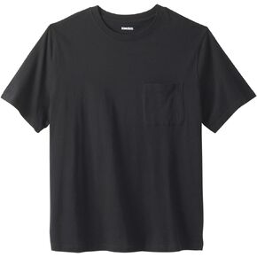 KingSize Men's Big & Tall Shrink-Less Lightweight Pocket Crewneck T-Shirt