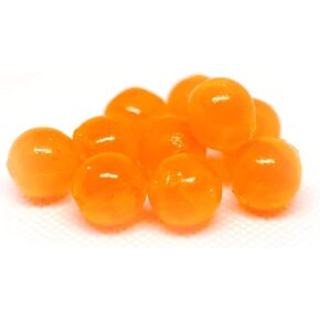 Soft Beads Natural 14mm, Orange, One Size
