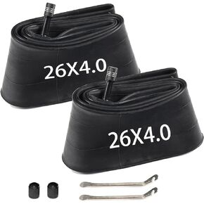 أنبوب إطارات الدراجة السميكة مقاس 26 × 4.0، أنبوب داخلي بديل مقاس 26 بوصة مع صمام AV 32 مم متوافق مع الدراجة الجبلية E Fat Bike مقاس 26 × 3.50 26 × 3.60 26 × 3.80 26 × 4.0 أنابيب دراجة كهربائية in Kuwait