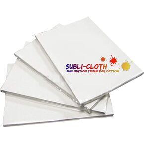Cotton Sublimation Dark & Light Cloth Fabric Sheet Pack (A4 x 20 Units) (21cmx29cm)