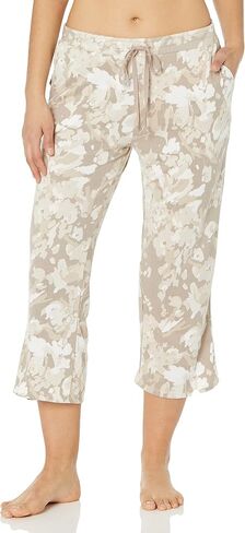 N Natori Women's Floral Camo-Printed Mirage Crop Pant 23" Inseam in Saudi Arabia