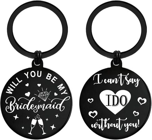 Bridesmaid Proposal Gifts for Maid of Honor, Will You Be My Bridesmaid Keychain in Saudi Arabia