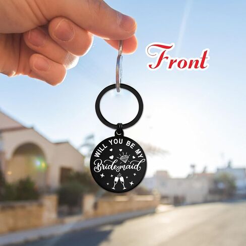 Bridesmaid Proposal Gifts for Maid of Honor, Will You Be My Bridesmaid Keychain in Saudi Arabia